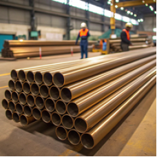 Бронзовая круглая труба 48x10 мм Бр03Ц7С5Н1 ГОСТ 24301-93