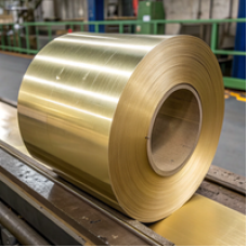 Латунная фольга 0.05x250 мм ЛМц58-2 ГОСТ 2208-2007