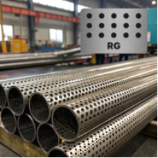 Труба перфорированная нержавеющая 8x0,8x6 мм Rg 12Х18Н10Т ГОСТ 11068-81